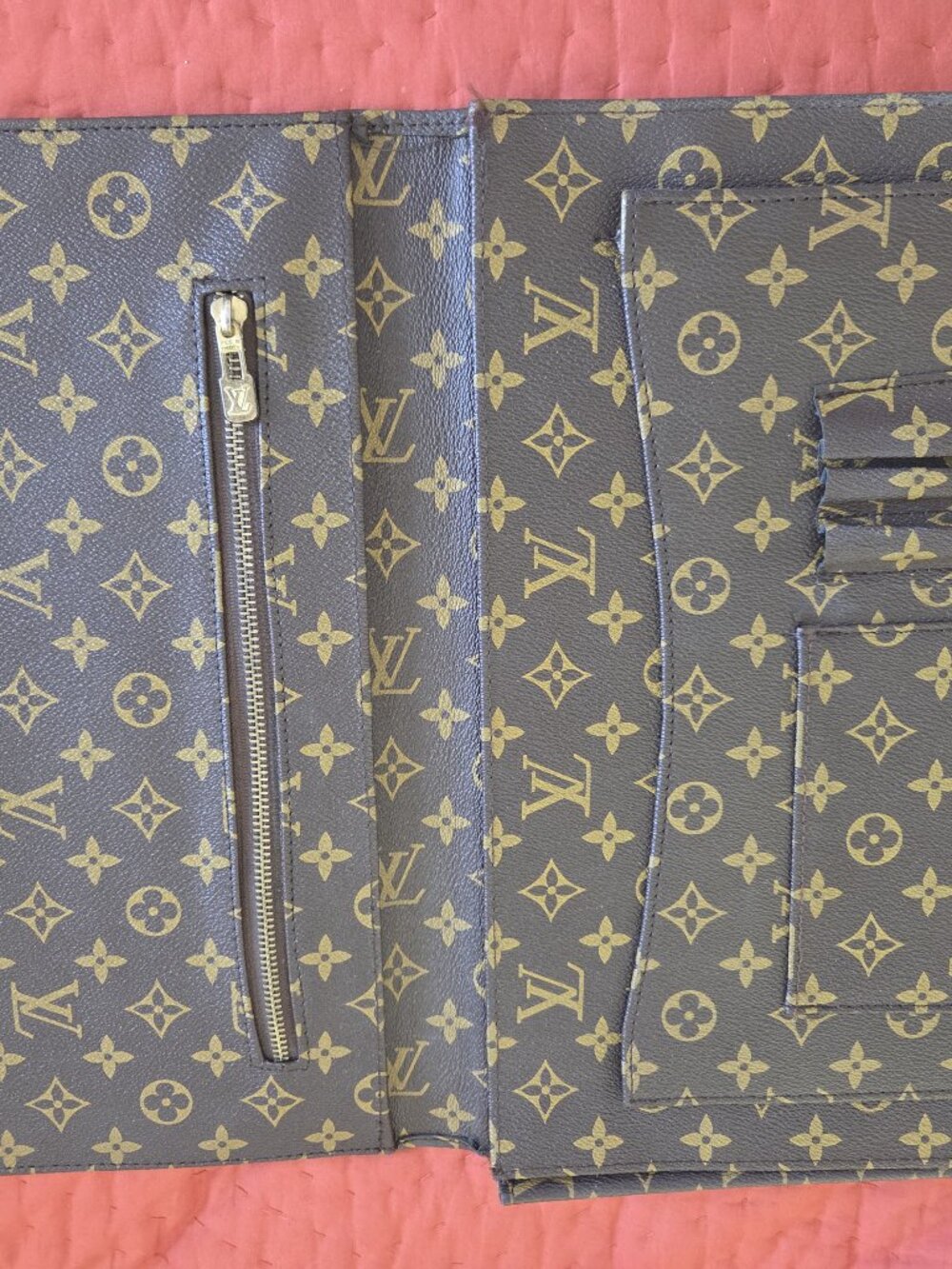Vintage Louis Vuitton Monogram Canvas Binder - Picture 7 of 8